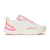 Snow White/Neon Coral/Neon Pink